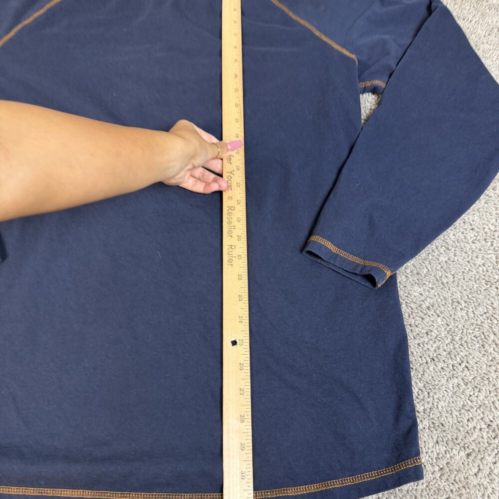 Legendary Whitetails Shirt Mens XL Blue Henley Long Sleeve Cotton Tagless - Picture 5 of 9